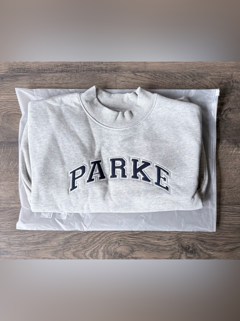 Kids Parke OG Varsity Mockneck Classic Grey/Denim 7-8Y - Picture 2 of 7